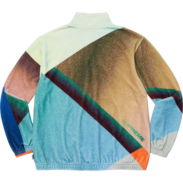 Supreme Geo Velour Track Jacket - Multicolor (front)
