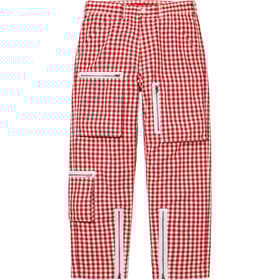 Supreme Gingham Flight Pant Red