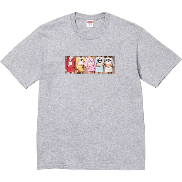 Supreme Girls Tee - Heather Grey (front)