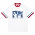 Supreme Glazed Athletic S/S Top - White (front)