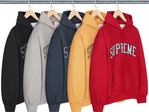 Supreme Glitter Arc Hooded Sweatshirt - Product Image