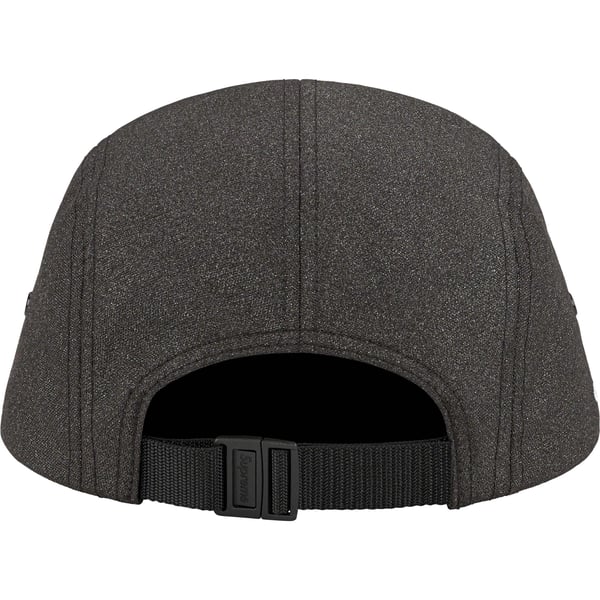 Supreme Glitter Cordura Camp Cap - Black (front)