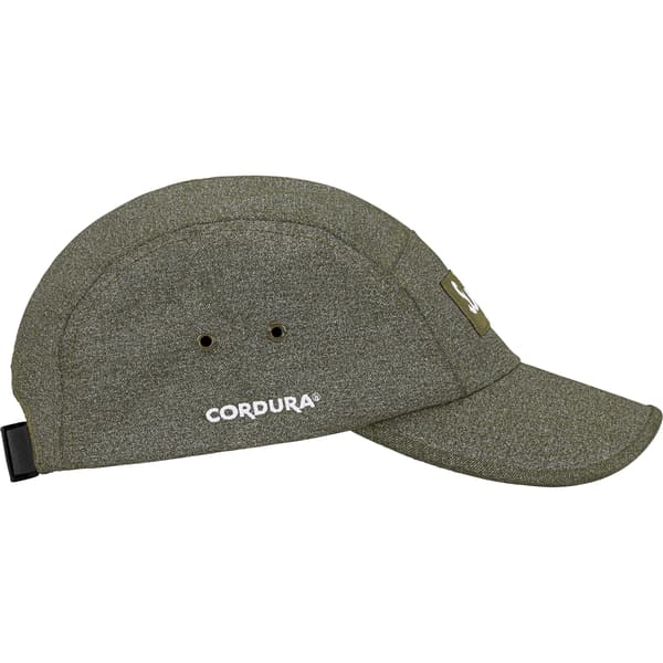 Supreme Glitter Cordura Camp Cap - Olive (front)