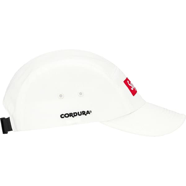Supreme Glitter Cordura Camp Cap - White (front)