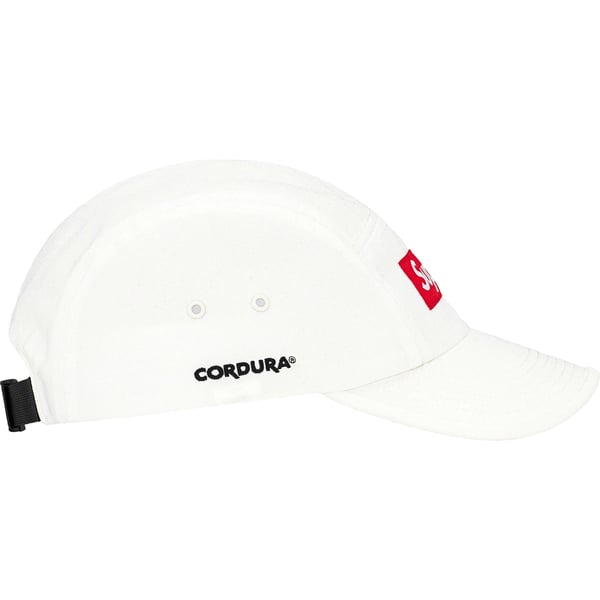 Supreme Glitter Cordura Camp Cap - White (front)