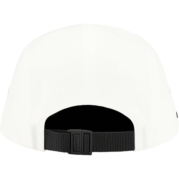 Supreme Glitter Cordura Camp Cap - White (front)