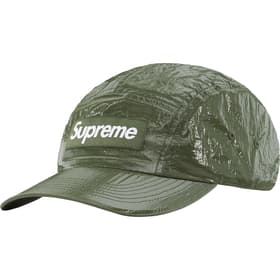 Supreme Gloss Ripstop Camp Cap Olive
