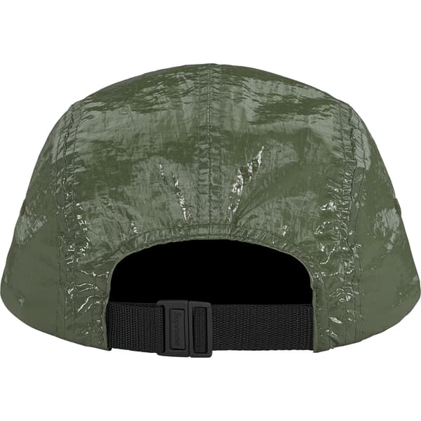 Supreme Gloss Ripstop Camp Cap - Olive (front)