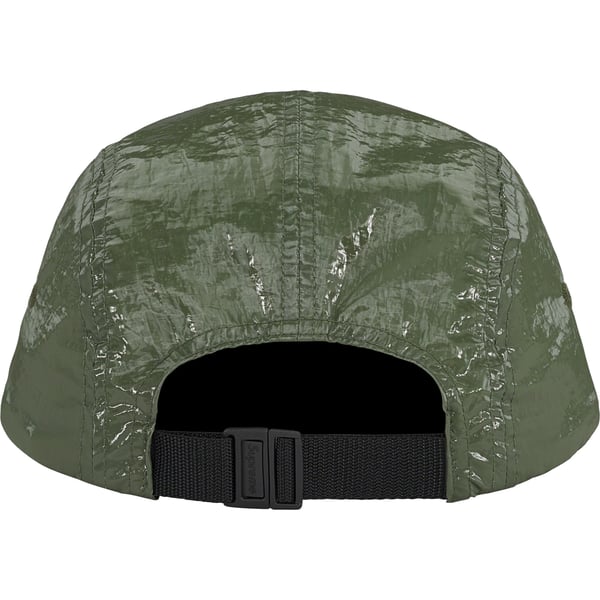 Supreme Gloss Ripstop Camp Cap - Olive (front)