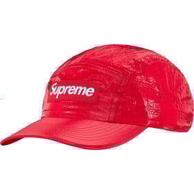 Supreme Gloss Ripstop Camp Cap Red