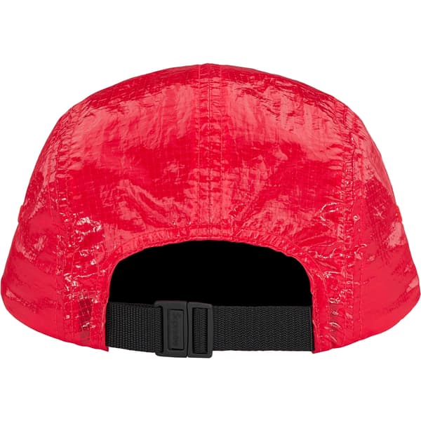 Supreme Gloss Ripstop Camp Cap - Red (front)