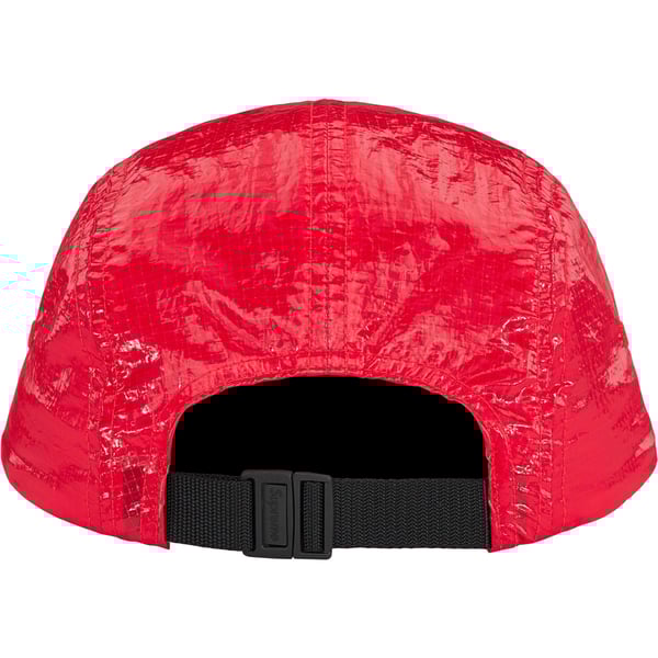 Supreme Gloss Ripstop Camp Cap - Red (front)