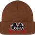 Supreme God Beanie - Brown (front)