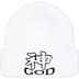 Supreme God Beanie - White (front)