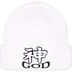 Supreme God Beanie - White (front)