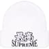 Supreme God Beanie - White (front)
