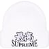 Supreme God Beanie - White (front)
