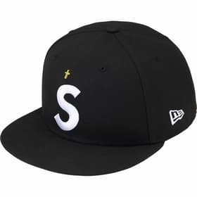 Supreme Gold Cross S Logo New Era Black