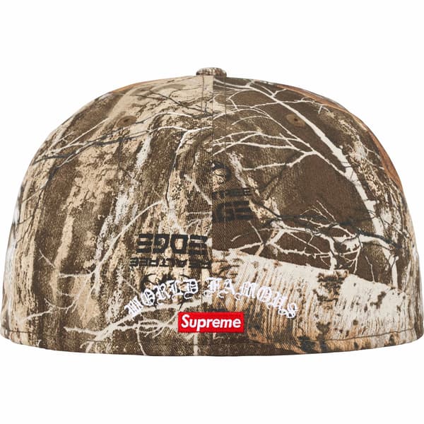 Supreme Gold Cross S Logo New Era - RealTree® Camo (front)
