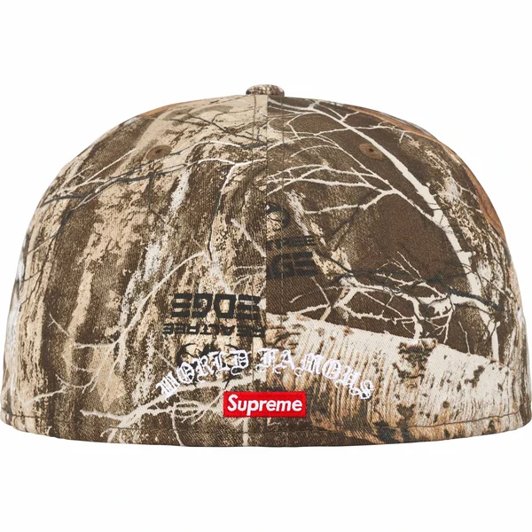 Supreme Gold Cross S Logo New Era - RealTree® Camo (front)