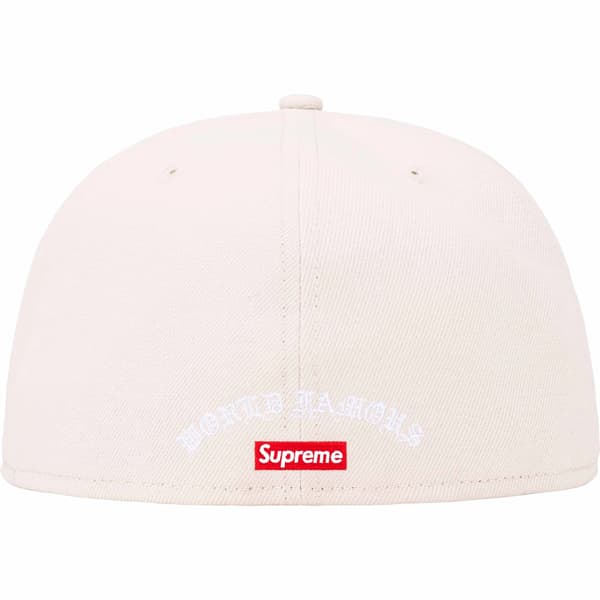 Supreme Gold Cross S Logo New Era - Stone (front)