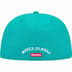Supreme Gold Cross S Logo New Era - Teal (front)