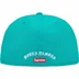Supreme Gold Cross S Logo New Era - Teal (front)