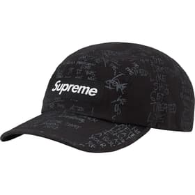 Supreme Gonz Poems Camp Cap Black