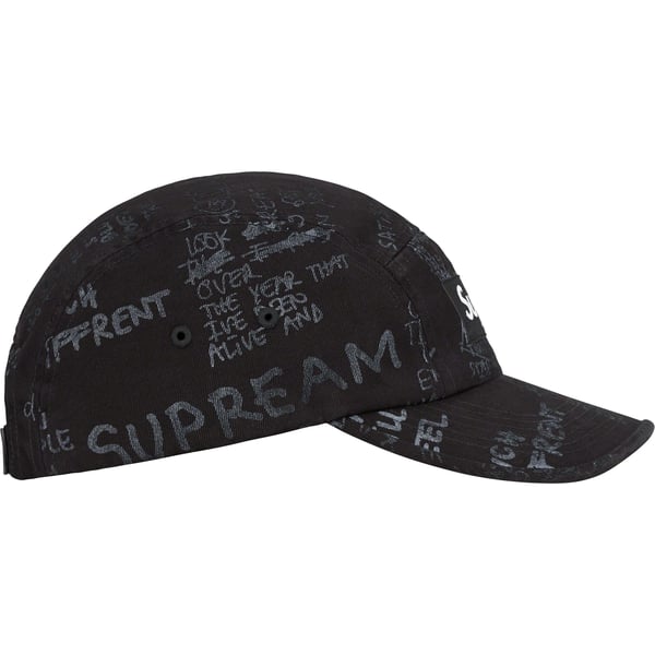 Supreme Gonz Poems Camp Cap - Black (front)