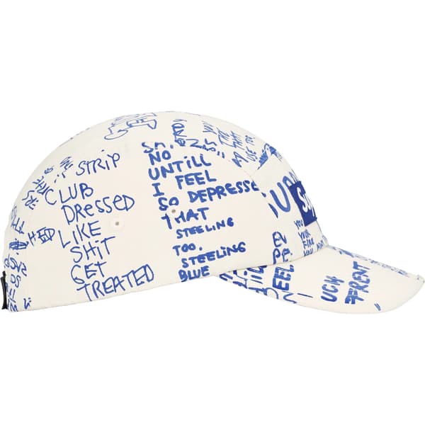 Supreme Gonz Poems Camp Cap - White (front)
