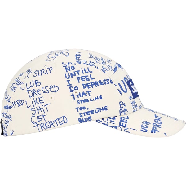 Supreme Gonz Poems Camp Cap - White (front)