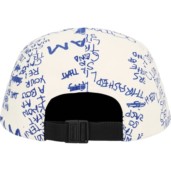 Supreme Gonz Poems Camp Cap - White (front)