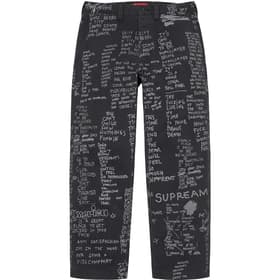 Supreme Gonz Poems Chino Pant Black