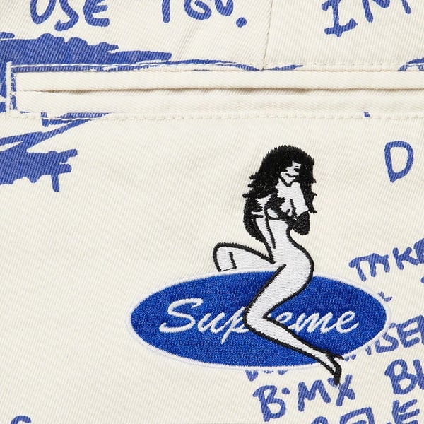 Supreme Gonz Poems Chino Pant - Stone (front)