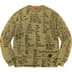 Supreme Gonz Poems Sweater - Olive (front)