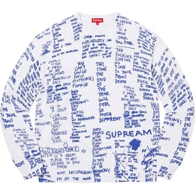 Supreme Gonz Poems Sweater White