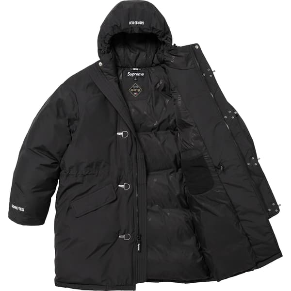 Supreme GORE-TEX 700-Fill Down Clip Parka - Black (front)