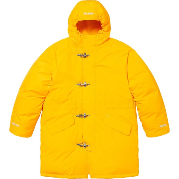 Supreme GORE-TEX 700-Fill Down Clip Parka - Yellow (front)