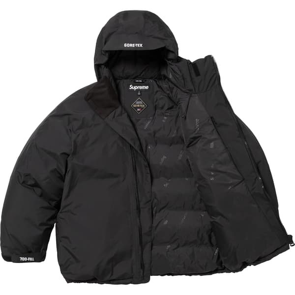 Supreme GORE-TEX 700-Fill Down Parka - Black (front)