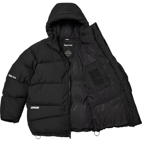 Supreme GORE-TEX 900-Fill Down Parka - Black (front)