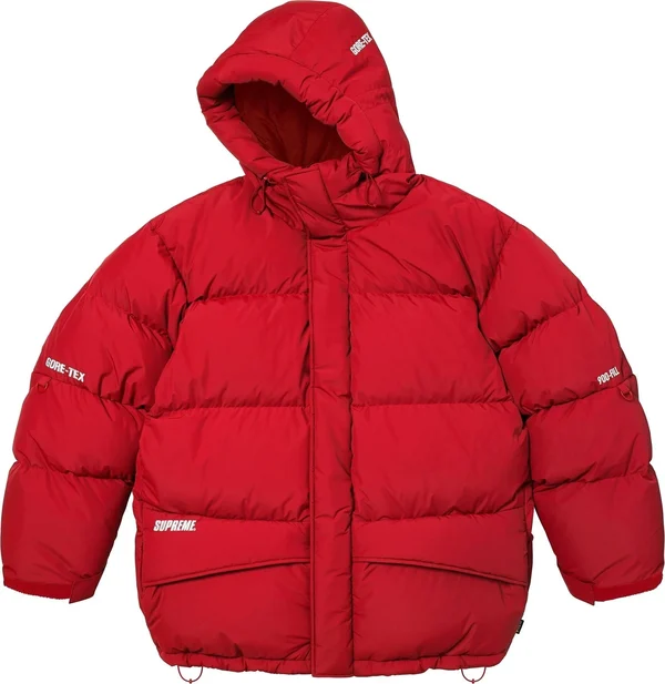 Supreme GORE-TEX 900-Fill Down Parka - Red (front)