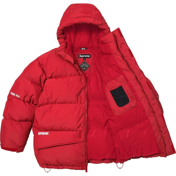 Supreme GORE-TEX 900-Fill Down Parka - Red (front)