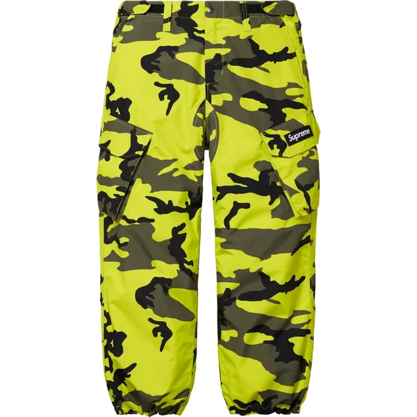 Supreme GORE-TEX Cargo Pant - Fluorescent Camo (front)