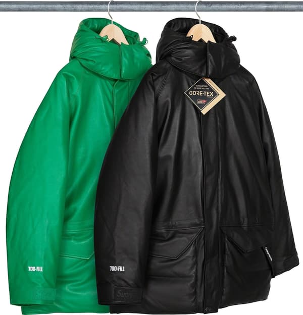 Supreme GORE-TEX Leather 700-Fill Down Parka - Product Image