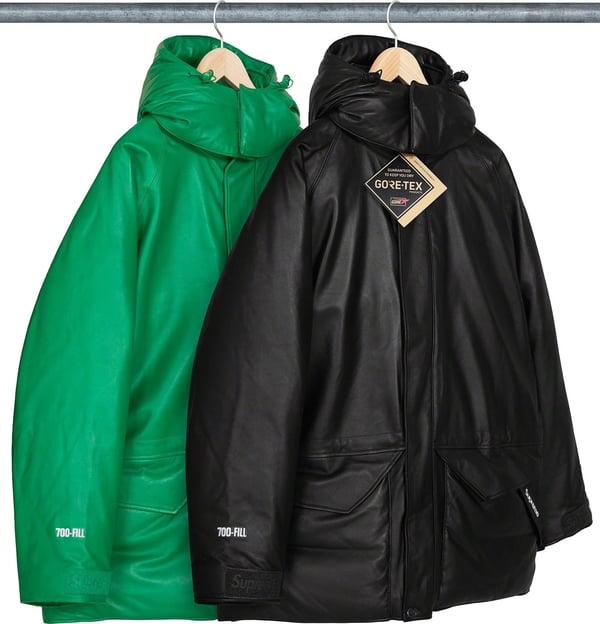 Supreme GORE-TEX Leather 700-Fill Down Parka - Product Image
