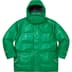 Supreme GORE-TEX Leather 700-Fill Down Parka - Green (front)