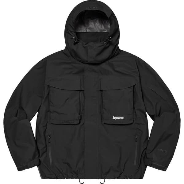 Supreme GORE-TEX PACLITE Lightweight Shell Jacket - Black (front)