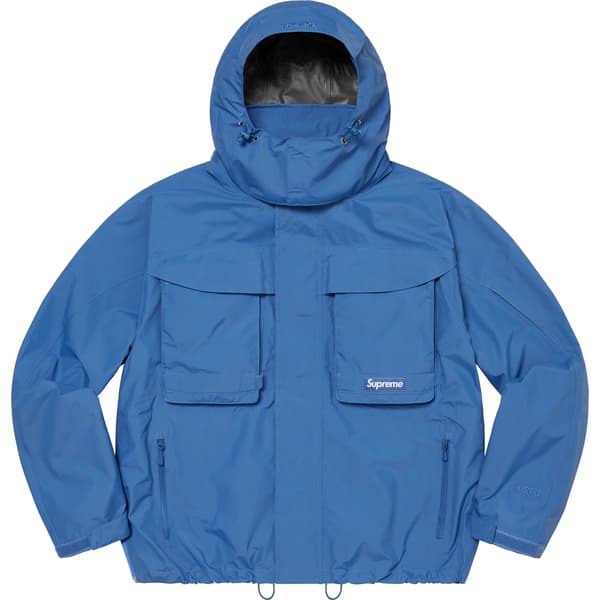 Supreme GORE-TEX PACLITE Lightweight Shell Jacket - Blue (front)