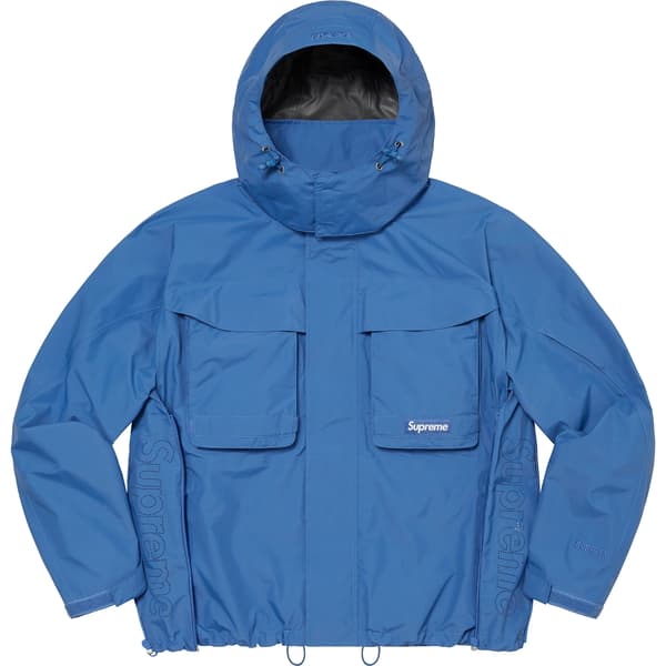 Supreme GORE-TEX PACLITE Lightweight Shell Jacket - Blue (front)