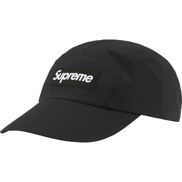 Supreme GORE-TEX PACLITE Long Bill Camp Cap - Black (front)